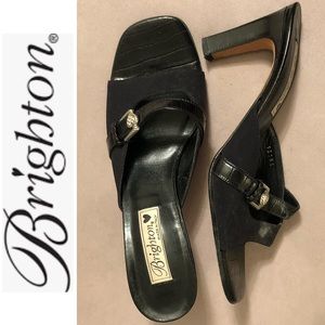 Brighton Italian Leather Sandal Heels